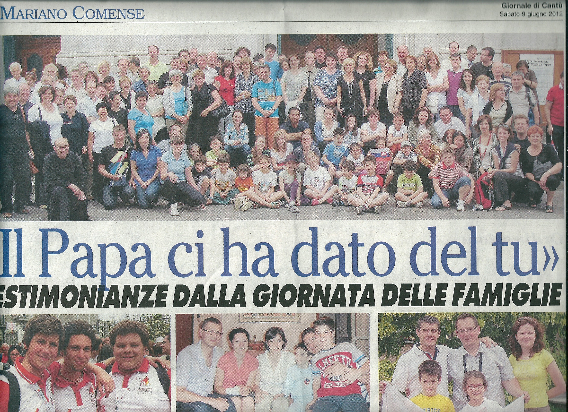 Giornale di Cantu 9.6.12 str. 30 hore